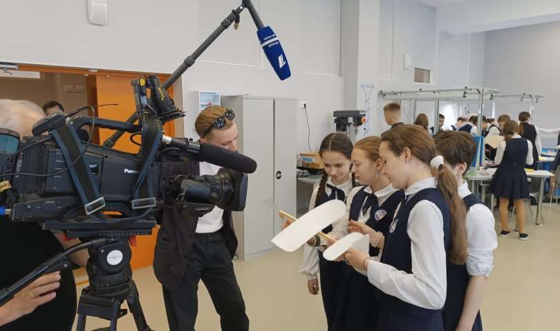 Журналисты Первого канала подготовили видеосюжет о проекте «Школа авиации»